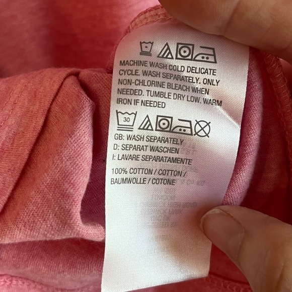 Nwot Candace Cameron Bure Pink V-Neck T-Shirt Top Medium - Picture 7 of 8